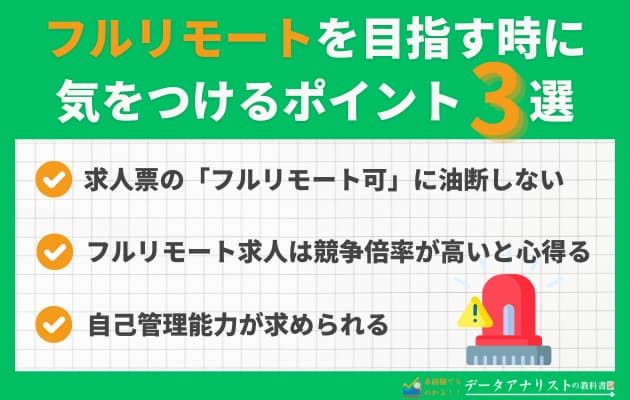 データアナリストはフルリモートできる？実際の働き方と転職成功のコツを徹底解説